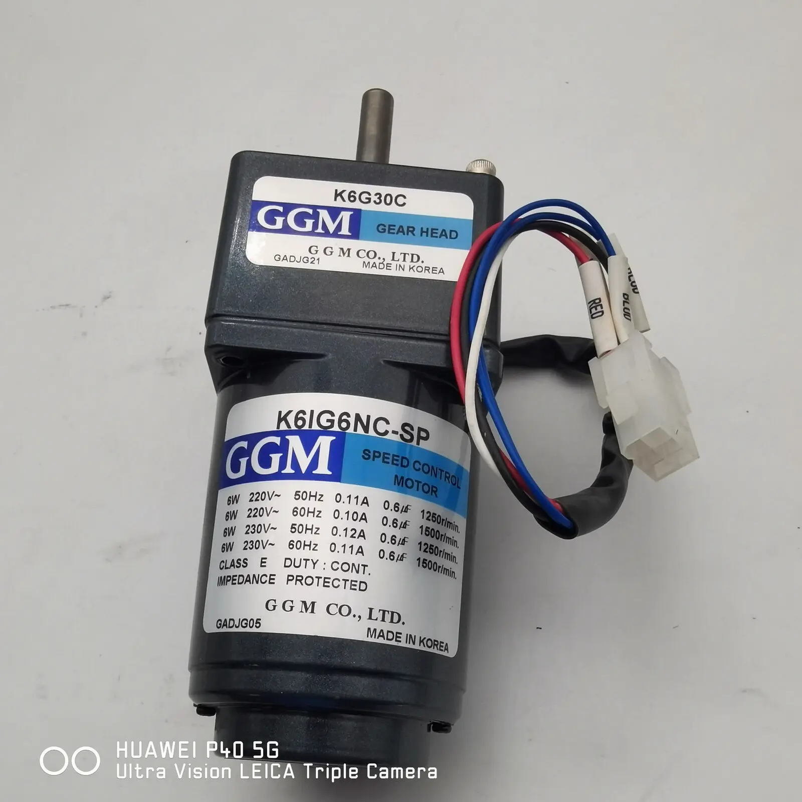 

1pc used GGM K6IG6NC-SP with reducer K6G30C