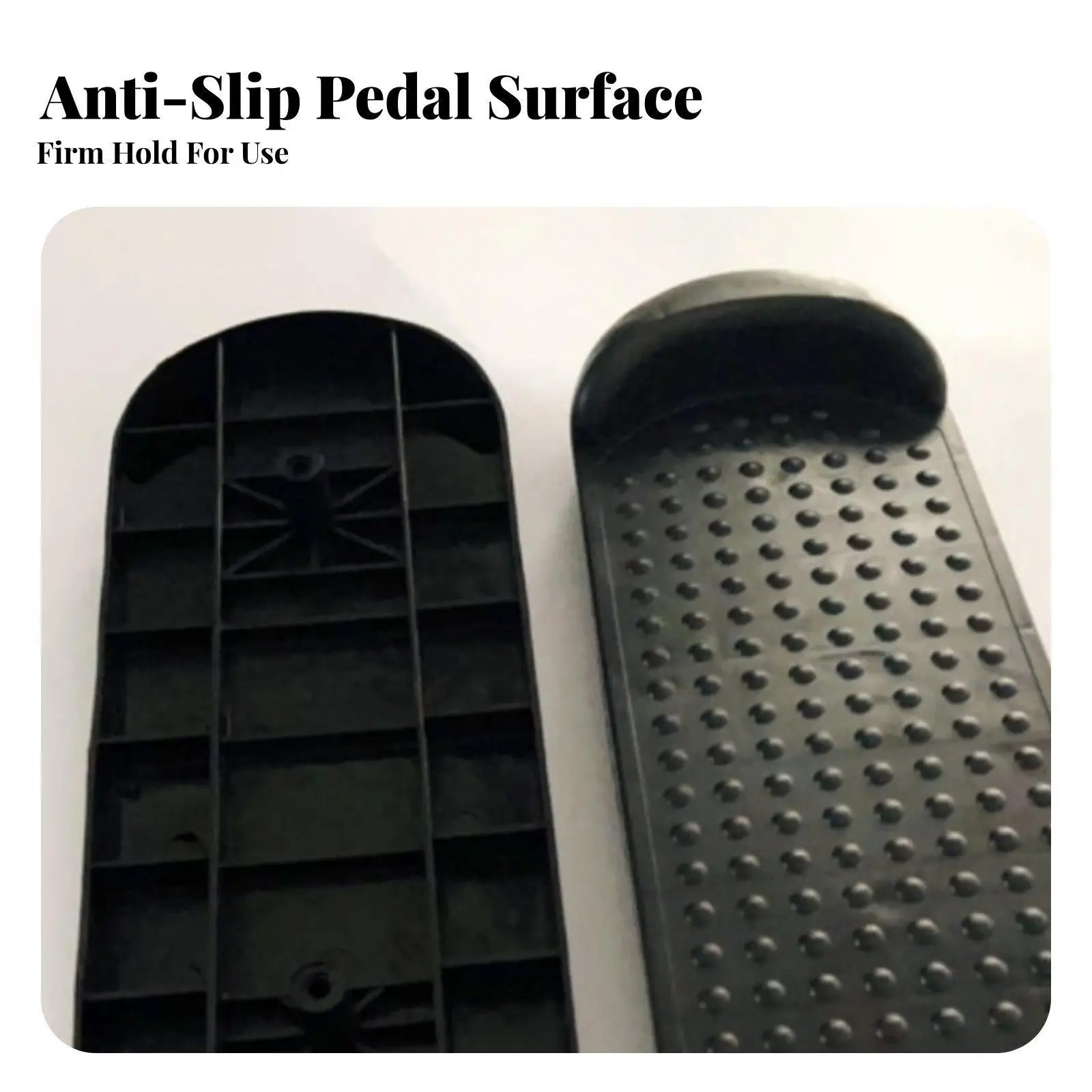 Stepper Pedal Upgrade Textured Non Slip Foot Plate for Stepper Fitness Machine Replacement Home Gym Accessory