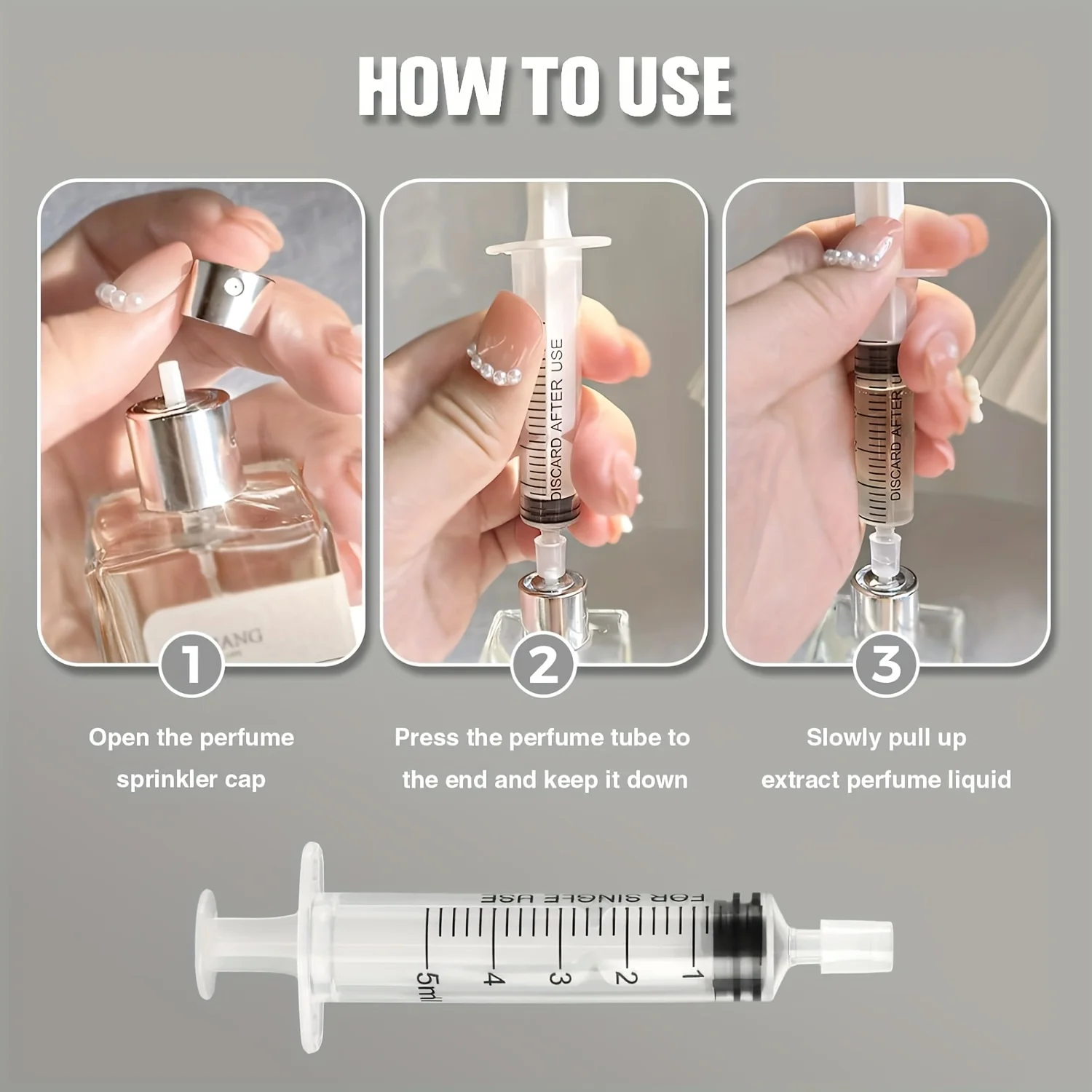 أداة إعادة تعبئة العطور 1 مل - 5 مل - 10 مل - 20 مل، مضخة نقل البخاخ المحمولة، قطارة زنبركية ضغط، سائل مستحضرات التجميل PP المتين