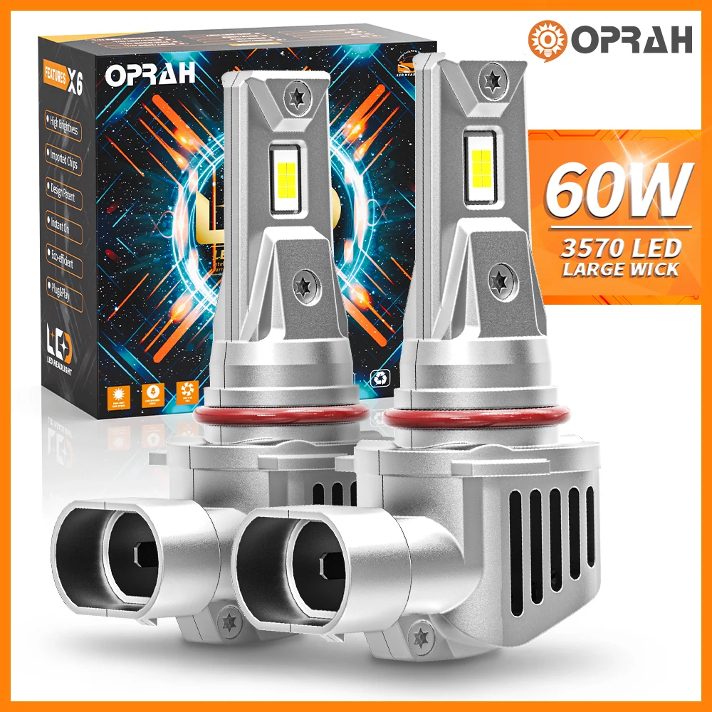 

2X LED Headlight H7 Bulbs H7 H11 9005 9006 3570SMD K10 High Power High Low Beam 12000Lm 110W Auto Fog Light White 6000K 12V 24V