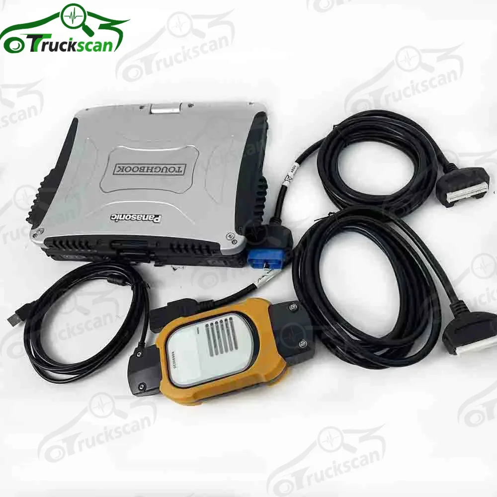 for VC-ADS 88890180 diagnostic scanner 88890020 truck diagnostic tool with toughbook CF19 Laptop 2.8 PTT in development model