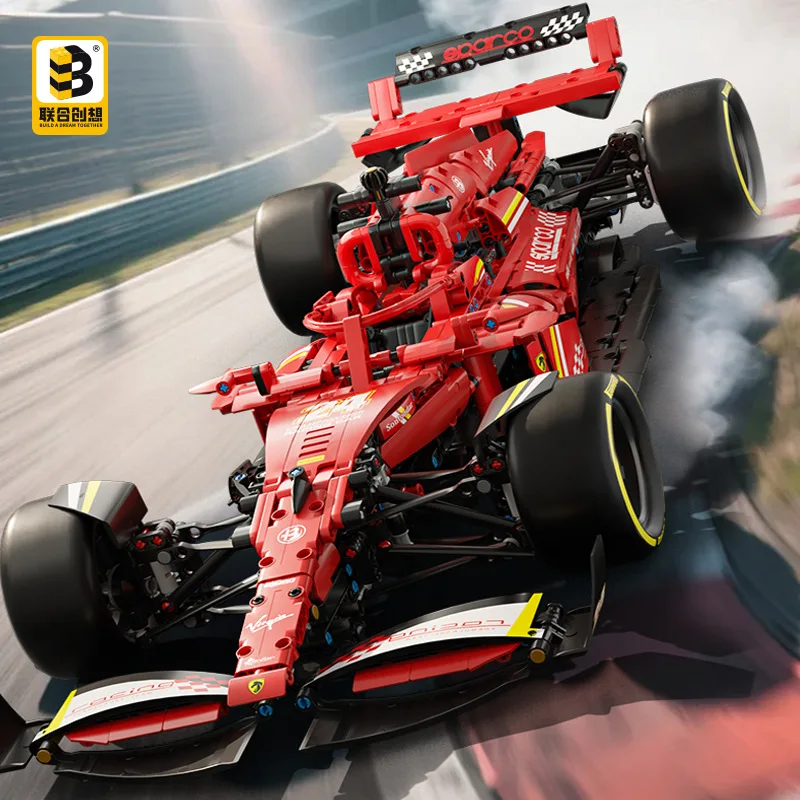 Em estoque moc técnico 1:8 blocos de construção de corrida de controle remoto tijolos modelo montagem diy crianças brinquedos presente natal conjunto