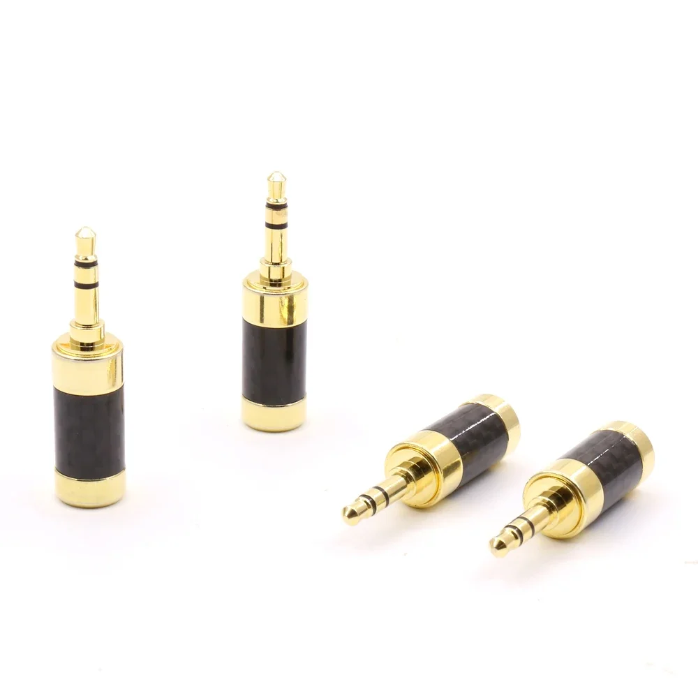 4 unidades de conector de clavija de Audio estéreo macho a macho de 3,5mm/adaptador de acoplador de unión