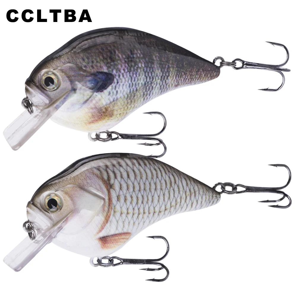 CCLTBA Crankbait Fishing Lures 7.5cm 15.3g Floating Wobble Hard Baits Square Bill Lip Crank Bait Lure Artificial Fishing Tackle