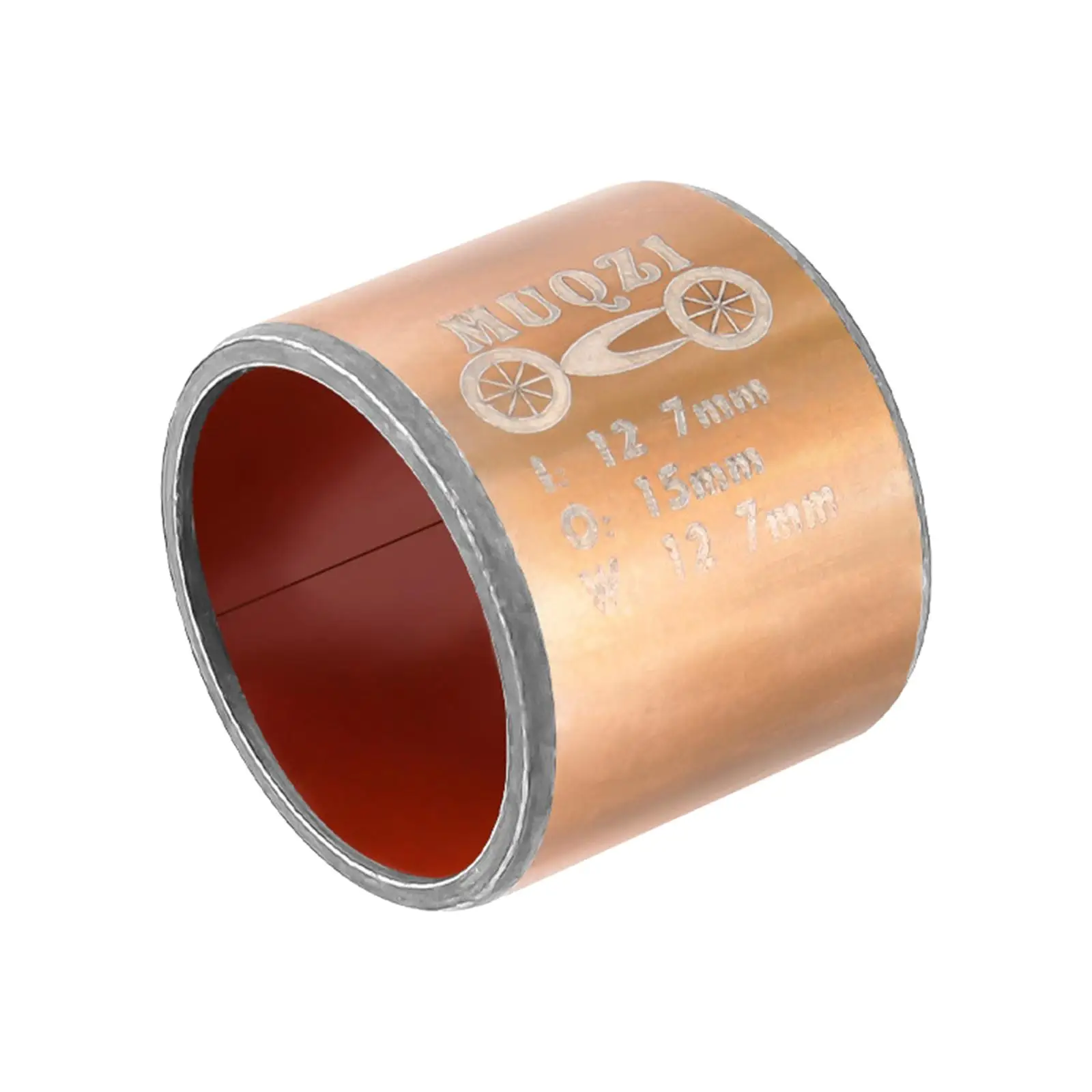 Bicycle Shock Absorber DU Bushing Tube Gold Composite Material Low Friction Rear Suspension Bushing Replacement for Mountain