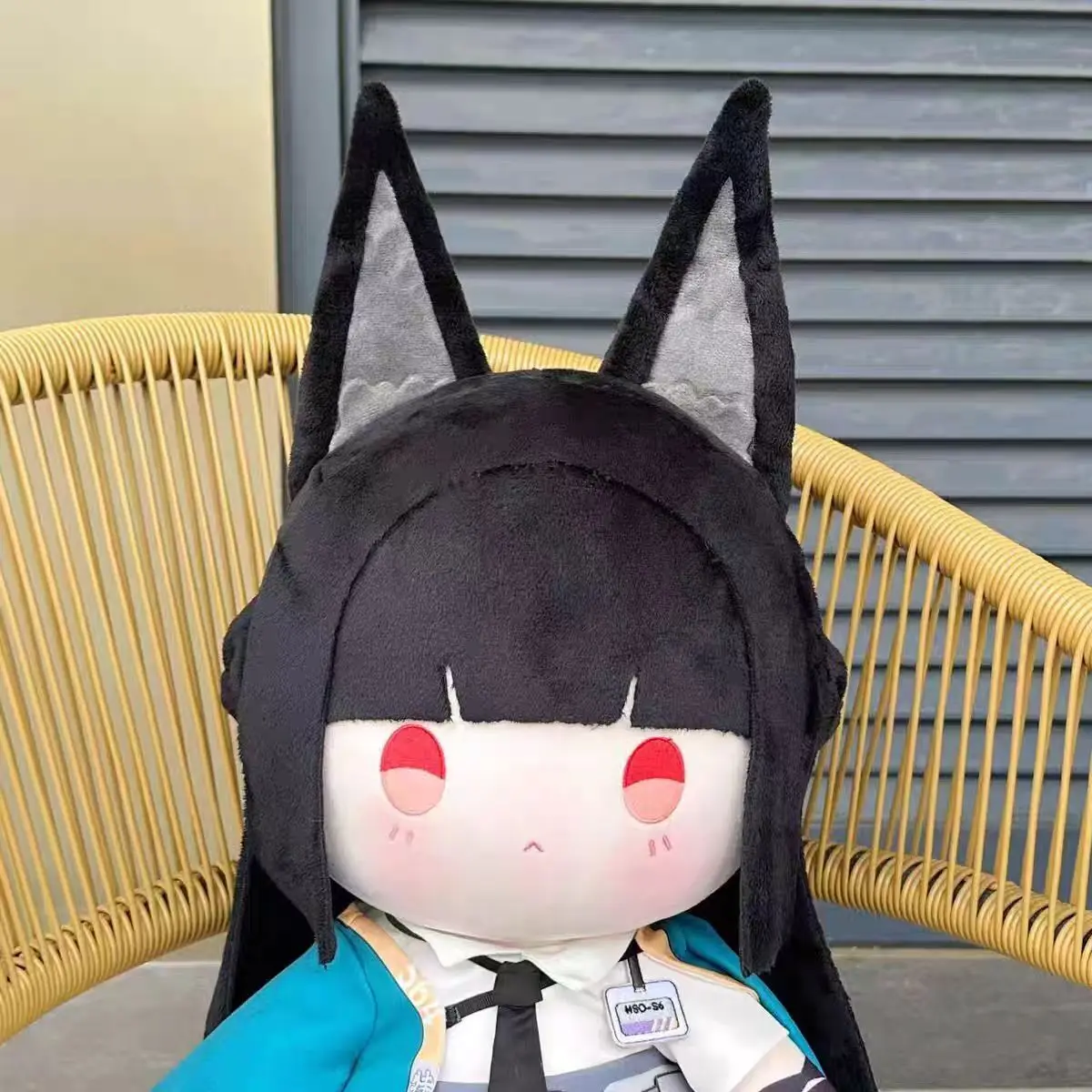 40CM Game ZZZ Zenless Zone Zero Hoshimi Miyabi Pluche Pop Zittend Lichaam Met Kleding Cosplay Dress-up Kostuum Leuke Kerstcadeaus