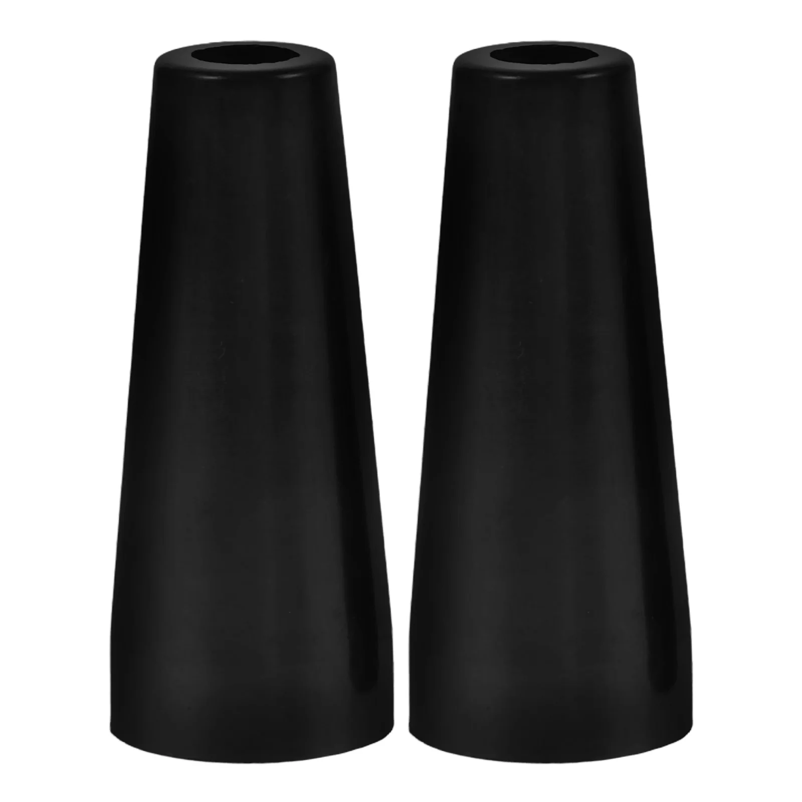 Kit de boquillas de soplete de soldadura, varilla conectora de repuesto de soldadura con protección de Gas, refrigeración de plástico negro conductor duradero, 2 uds.