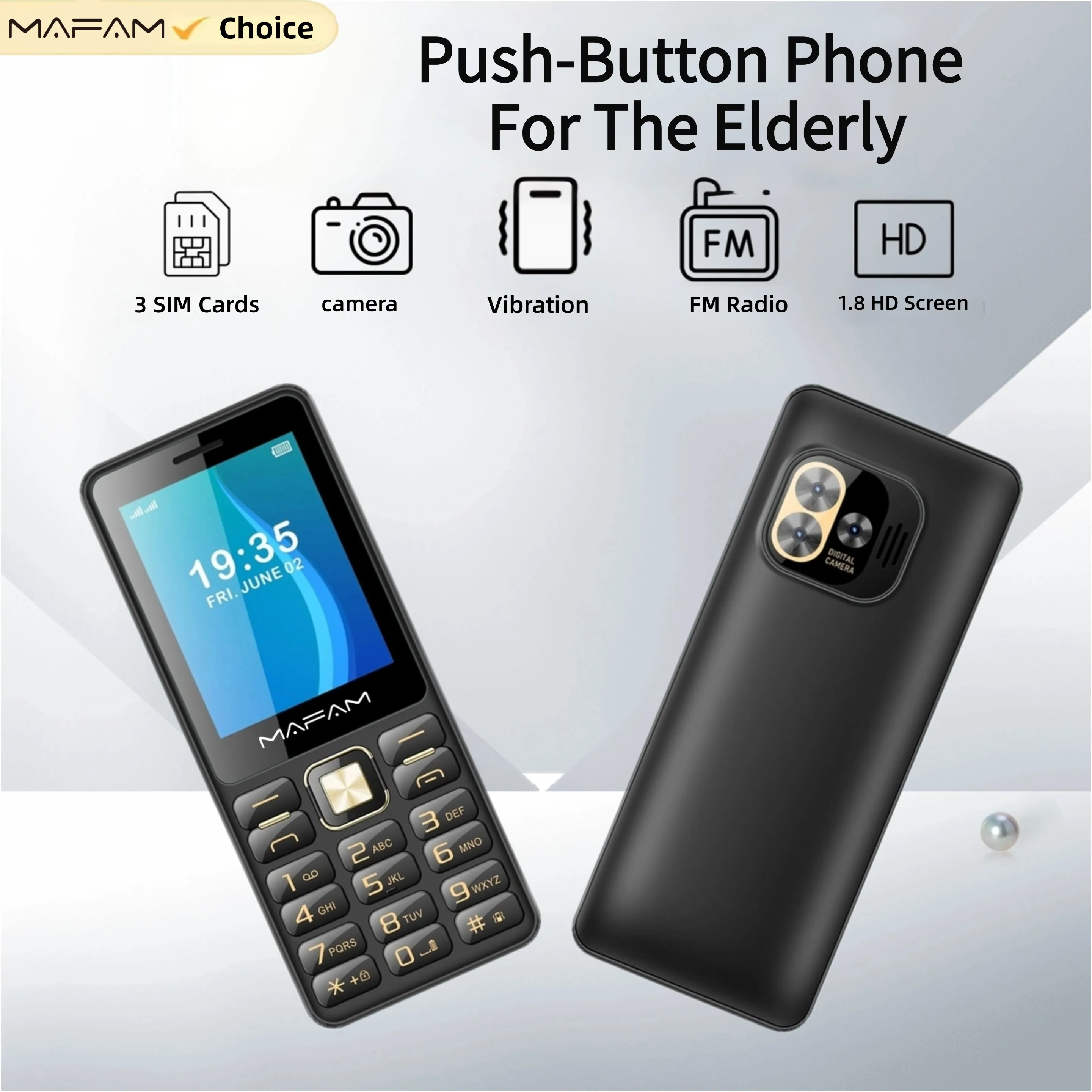 Mafam H7350 2G Classic feature Phone Affordable 2.8