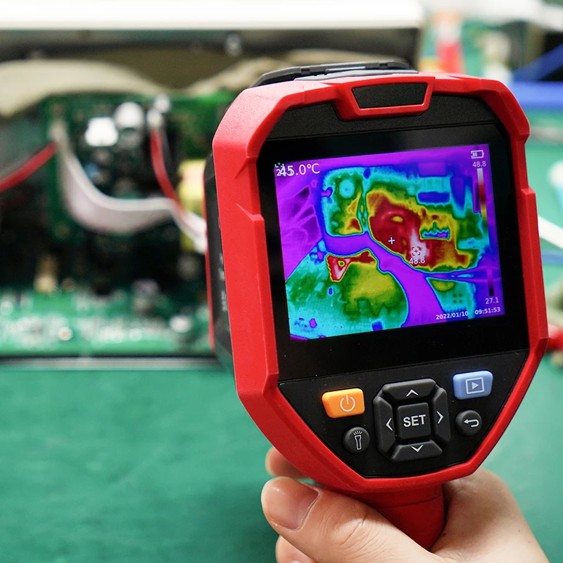 UNI-T Construction Thermal Imager UTI260E 256x192 Pixel Thermal Imaging Camera Thermographic Camera Floor Heating Tube Testing