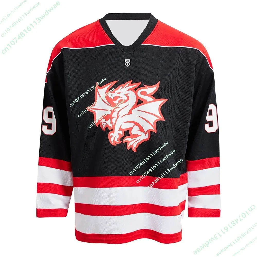 Neues 2026 NRL Australien George Illawarra Dragons Erwachsenen-Eishockey-Trikot Herren 3D-Druck Langarm Erwachsenen- und Kindertrikot im Gleichen Stil – Detail 5