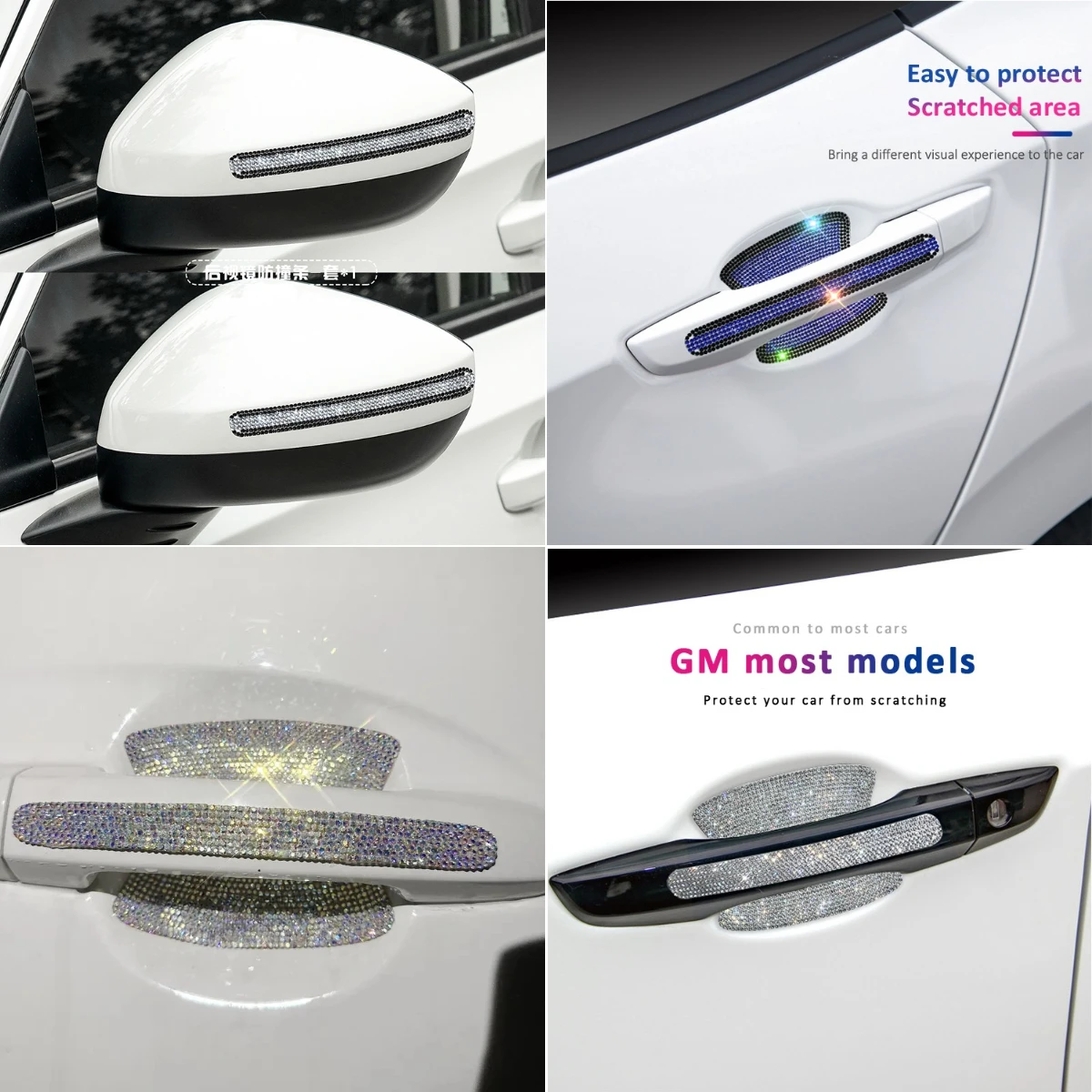 

Car Door Handle Door Bowl Sticker Protection Car For Mazda CX-5 CX-30 Mazda3 CX-3 MX-5 Miata Mazda6 CX-9 BT-50 Mazda2 CX-8