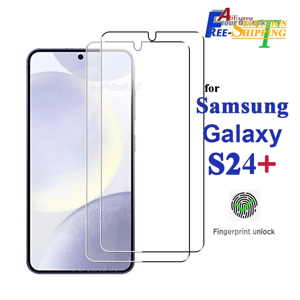 

For Samsung Galaxy S24 Plus Screen Protector Tempered Glass Crystal Mica 9H HD Clear Transparent Anti Scratch