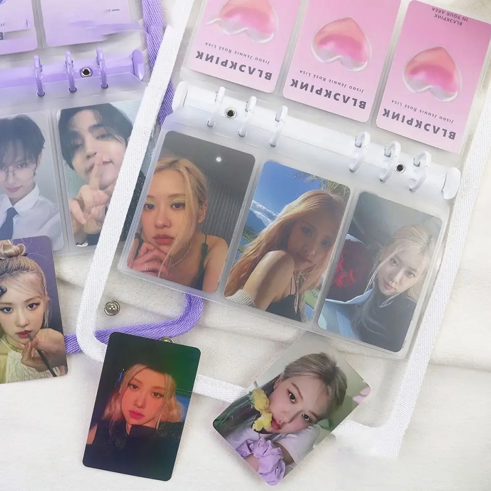 Train Ticket Mini Storage Album Cover Cute Waterproof Photo Card Holder PVC Without Inner Pages Photocards Collect Book Girl