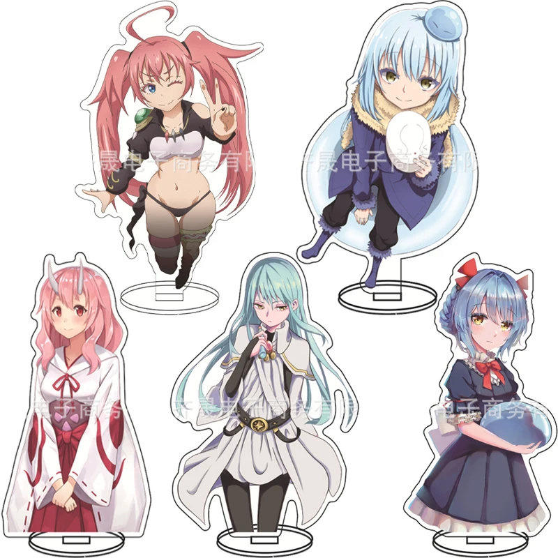 16CM Anime-Figur: That Time I Got Reincarnated as a Slime - Rimuru Tempest, Shuna, Shion Noir, Benimaru - Acryl-Standfiguren