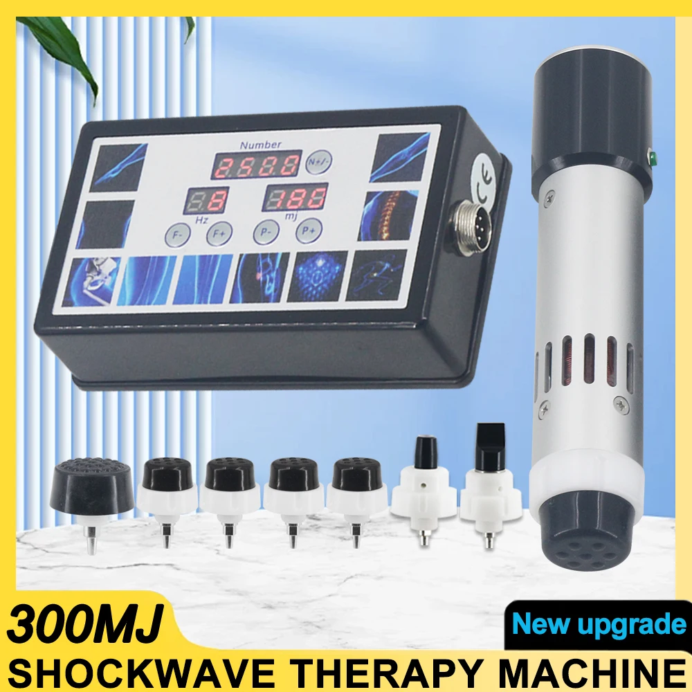 

300mj Shockwave Therapy Machine Physiotherapy Portable Shock Wave Equipment Muscle Massage Relax Body Massager