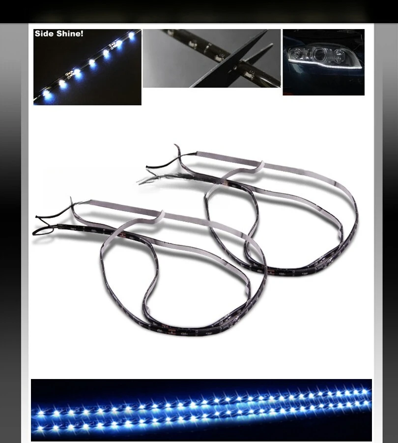 

2 x 50cm Audi Style Cuttable SMD LED Strip Headlights Fog Lights