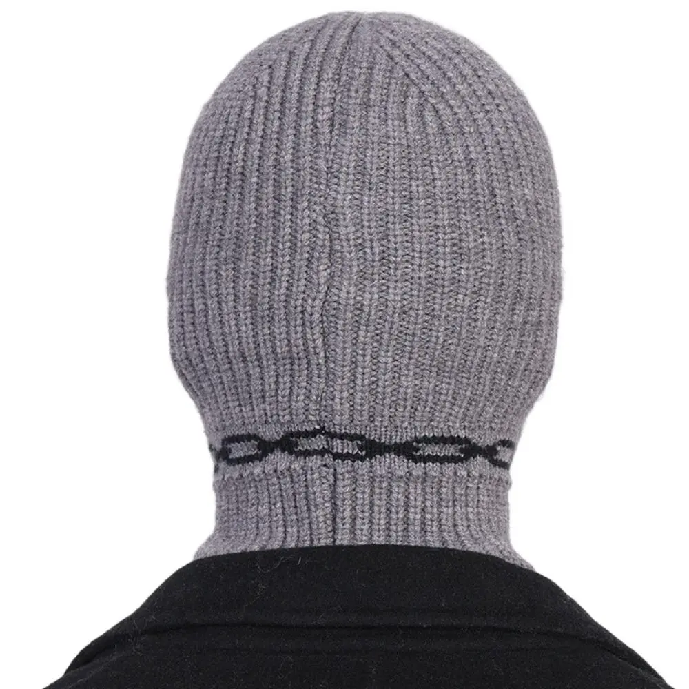 Creative Wool Balaclava Hat Keep Warm Earmuffs Winter Beanie Hat Windproof Ear Protection Hat Full Face Cover Hat Hiking