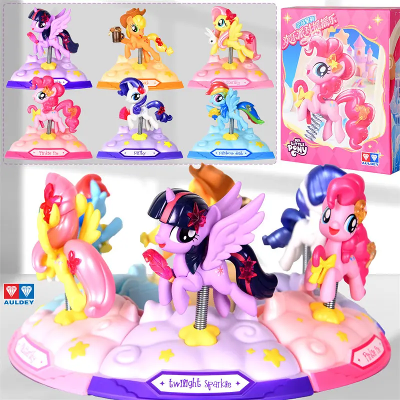 

Auldey My Little Pony Anime Figure Pinkie Pie Twilight Sparkle Joyful Party Shaking Joy Blind Box Toys Collection Ornament Gifts