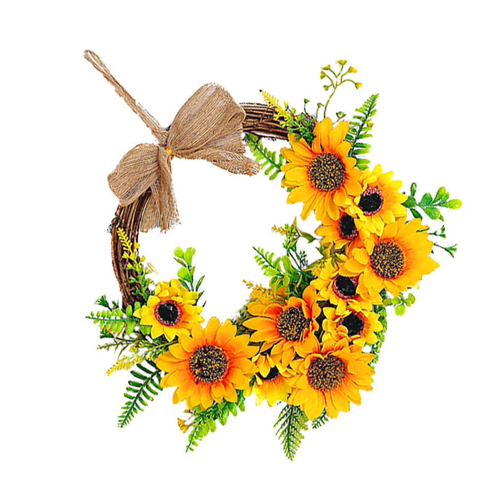 

1pc Simulated 30cm Cloth Wreath Garland Hanging Decorations for Party Holiday Home Banquet Floral Arrangement Indoor