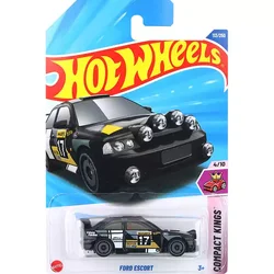 2025E Original Hot Wheels Car Ford Escort Toys for Boys 1/64 Diecast Voiture Miniature Metal Models Brinquedos Collection Gift