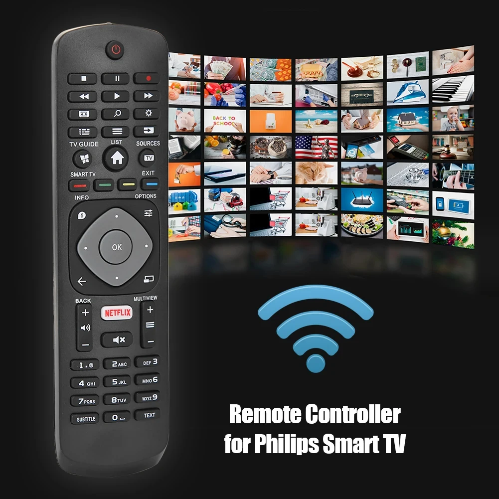 Remote Control For PHILIPS SMART 4K Ultra HD LCD HDR WIFI Smart TV Original Controller For NETFLIX APP HOF16H303GPD24 398GR08B