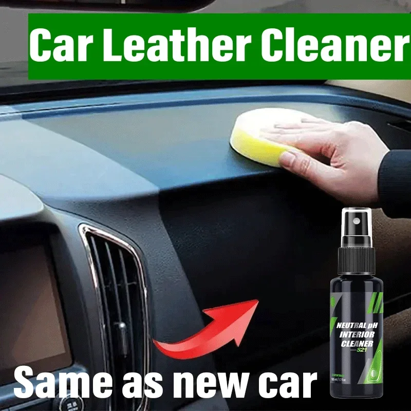 

Car Cleaning Interior Parts Plastic Refreshing Liquid Leather Repair Dry Foam Cleaner Spray Foaming Agent Cleaner Tools Car Wash