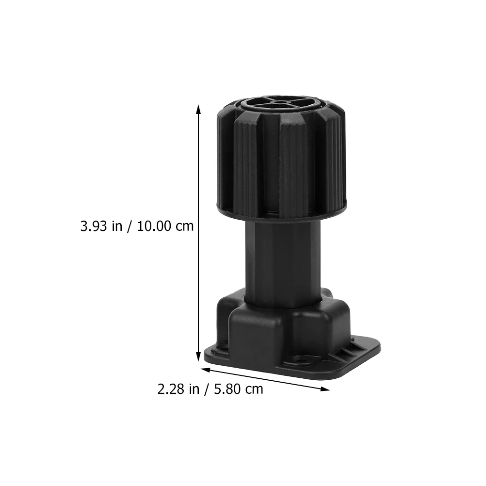 

8 Pcs Cabinet Feet Adjustable Supports PP Material Furniture Bearing Sturdy Durable Kitchen Shoe Cabinet Leveling Risers Easy