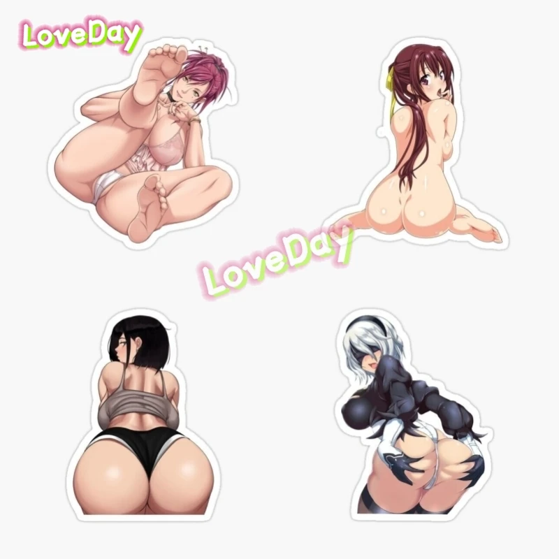 

Sticker Sexy Anime Sticker Beautiful Cartoon Girl Car Motorcycle Trunk Sticker Vinyl Waterproof Funny Car Sticker