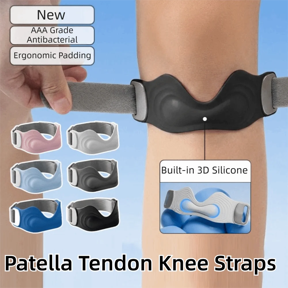 Adjustable Straps Patellar Tendon Support Strap Highly Elastic Flexible Tendonitis Patella Band Comfort Fixed Protection