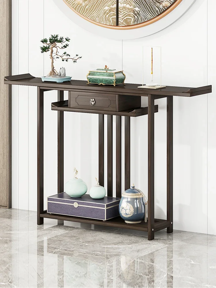 Case decoration porch table offering table modern simple new Chinese style strip several porch cabinet