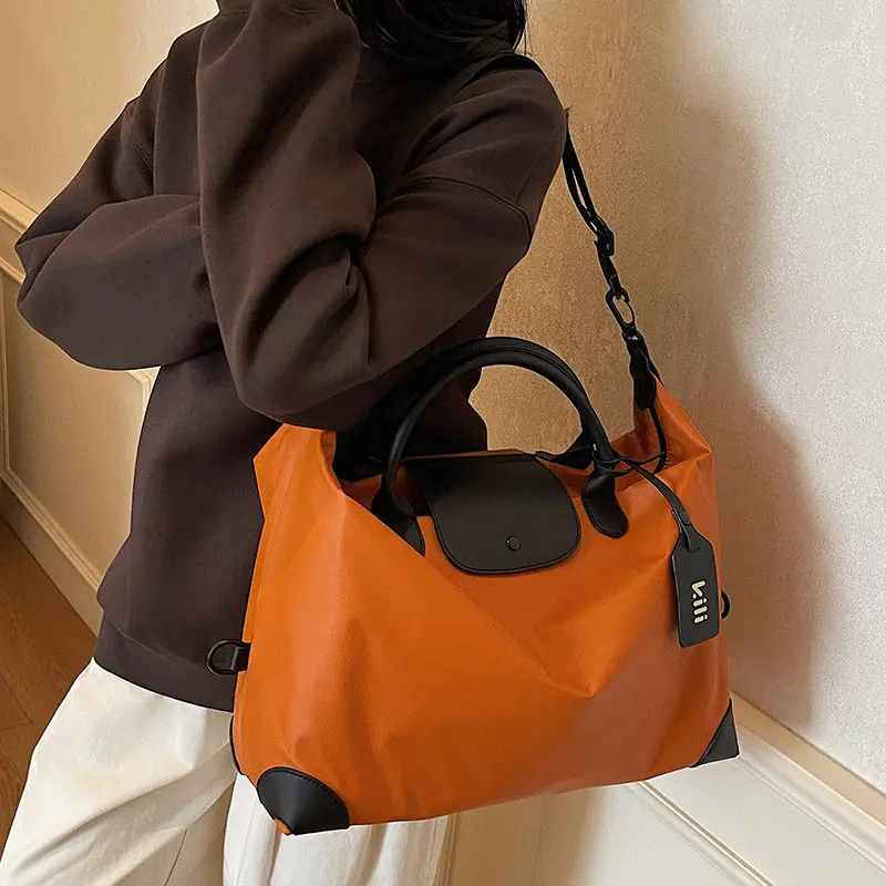 large-capacity-lightweight-travel-bag-handheld-crossbody-bag-short-trip-business-trip-dry-wet-separation-boarding-luggage-bag