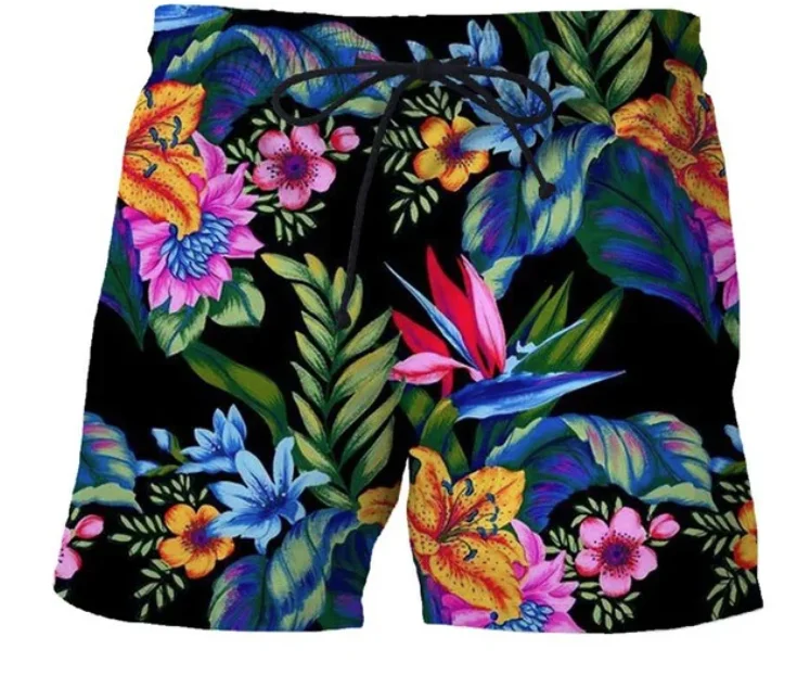 

New 3D Print Hawaiian Beach Causal Clothing Fashion Men Women Shorts Plus Size S-7XL Streetwear Pants Cargo Shorts Men