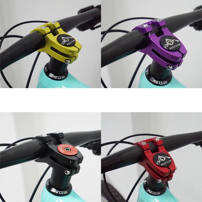 Motsuv MTB Power Stem Road Bike Mountain Bicycle Bridge Short 45mm Rod Handlebar Table Adjustable Riser 31.8mm Cycling