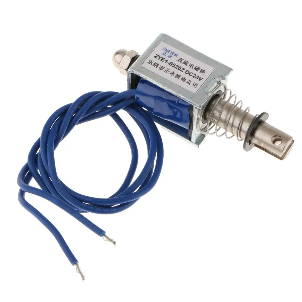 Mini actuador push-pull electroimán solenoide imán eléctrico DC24V