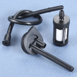 3Pcs/set Petrol Fuel Hose Pipe Filter Grommet Kit for Chinese Chainsaw 2500 Zenoah Komatsu G2500 25cc Small Chainsaw