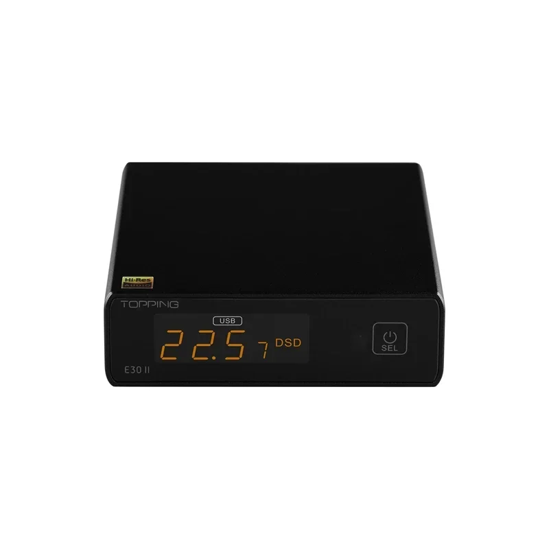 New TOPPING E30 II Dual AK4493S Decoder DAC XU208 32bit/768k DSD512 Touch Operation with Remote Control Hi-Res Decoder