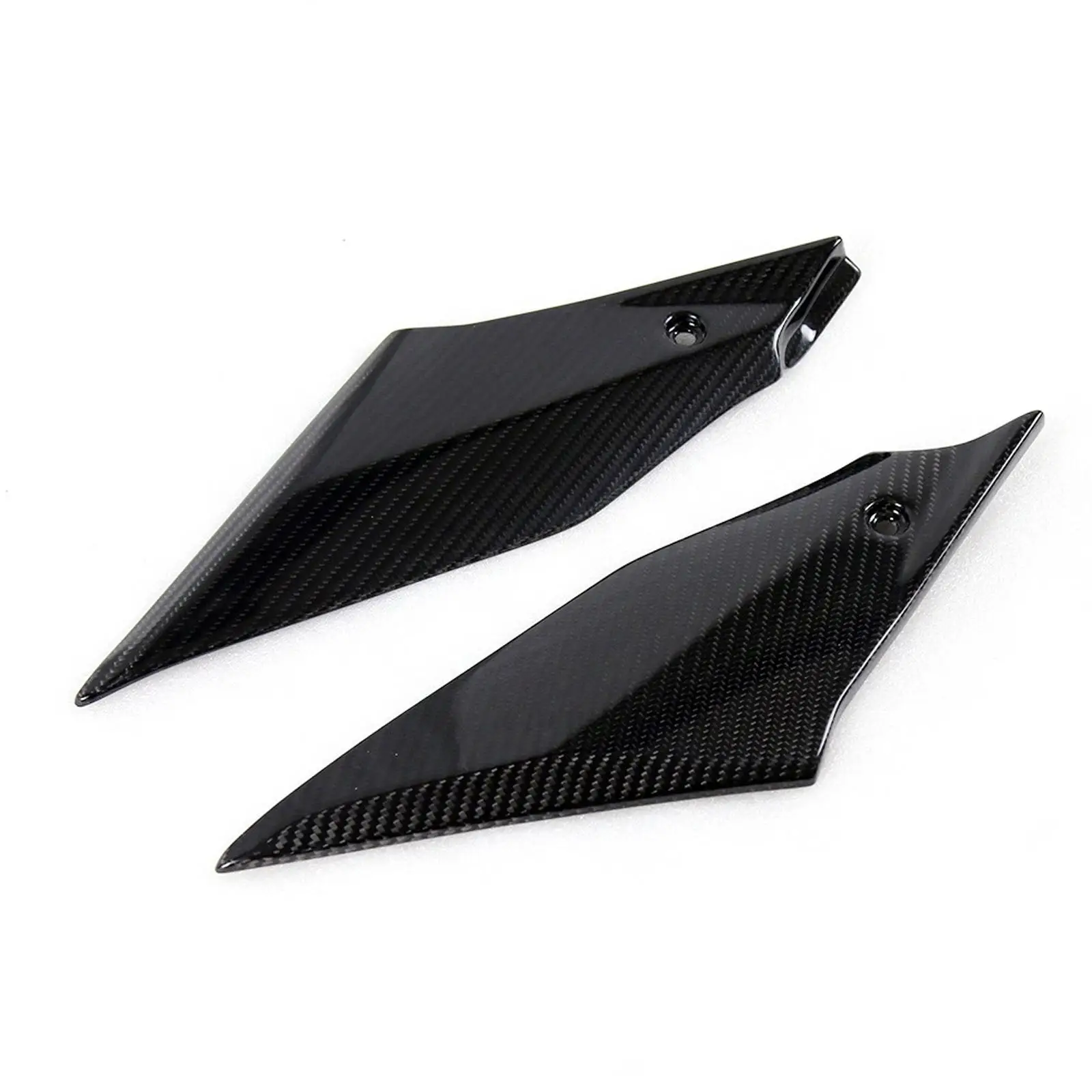 Real Carbon Fiber Gas Tank Side Cover Trim Fairing For Yamaha YZF R1 R1M R1S 15-2019