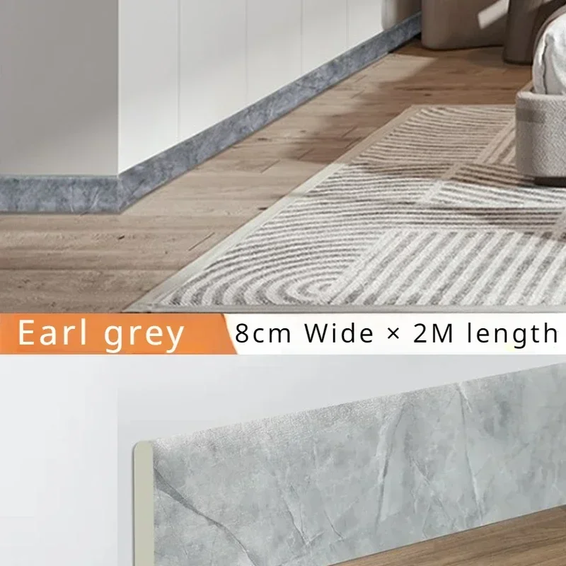 2M Waterproof enclosure Self adhesive Skirting Line 3D Wall Sticker Thickened Anti-collision Decoration Kid's Corner Line - Image 2