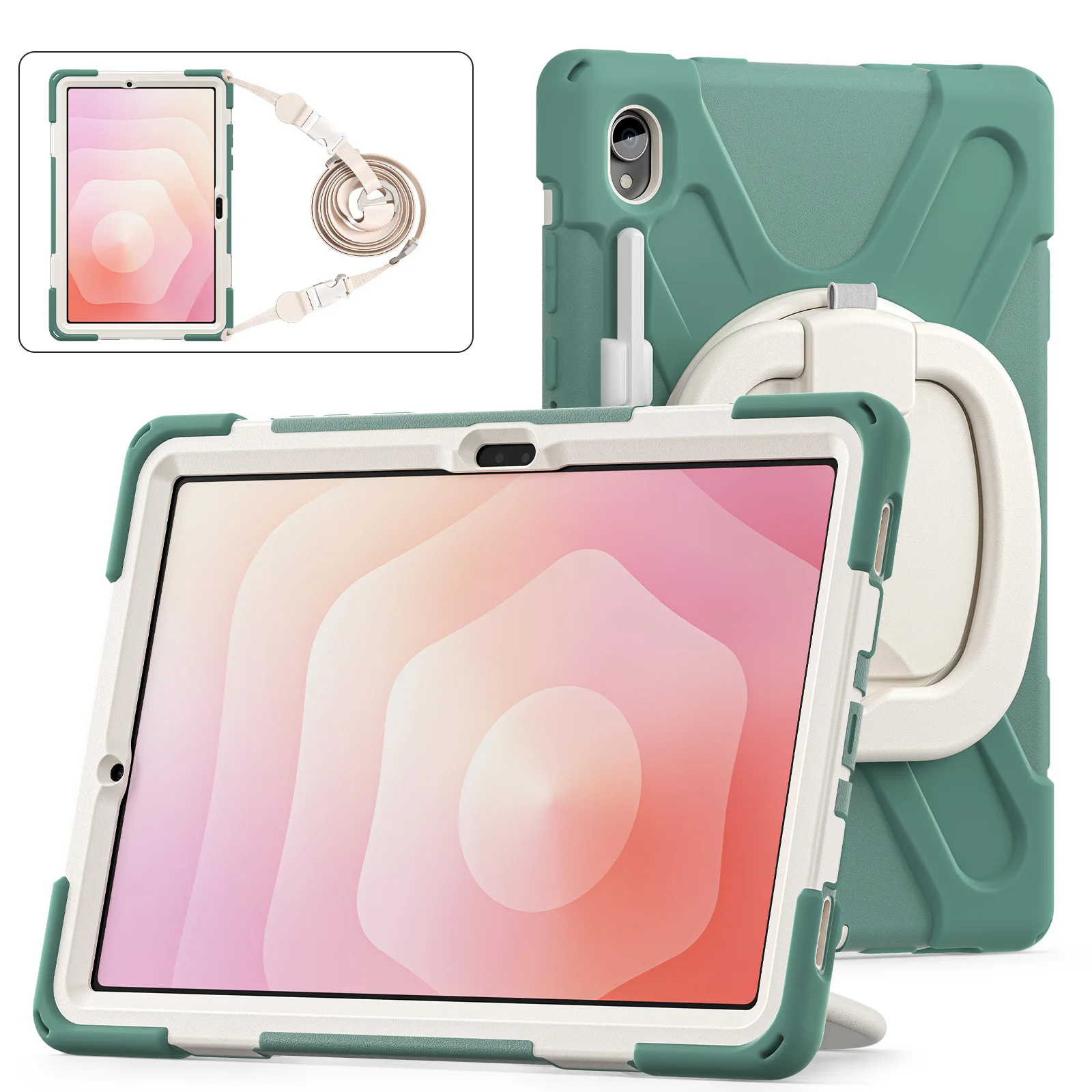 

Прочный защитный чехол для Samsung Galaxy Tab S11 11 дюймов SM-X730 SM-X736 SM-X736B 2025, чехол для планшета 10.9 дюймов с ремешками