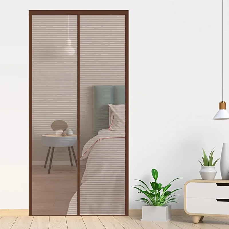 

1 piece of magnetic screen door with strong magnetic block design, effectively preventing mosquitoes and providing ventilation