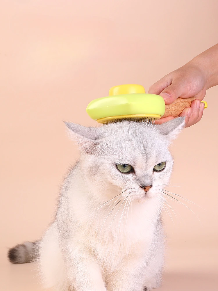 Pet De-shedder Cat Comb To Remove Floating Hair Dog Cleaning