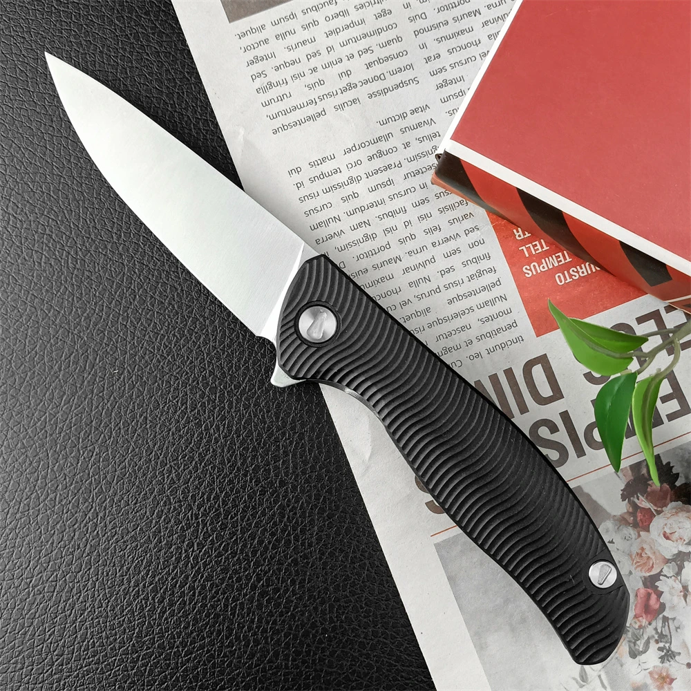 Russian Style Bearing Flipper Assisted Pocket Folding Knife D2 Blade G10 Handle Outdoor Tactical Knives Hunting Camping EDC Tool