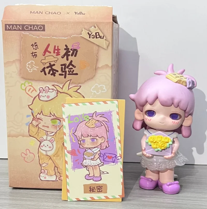 本物の優部第二世代ガールズ・イニシャル・エクスペリエンス・ブラインドボックス、トレンディなおもちゃ、ディスプレイピース、コレクタブルフィギュア、ギフト