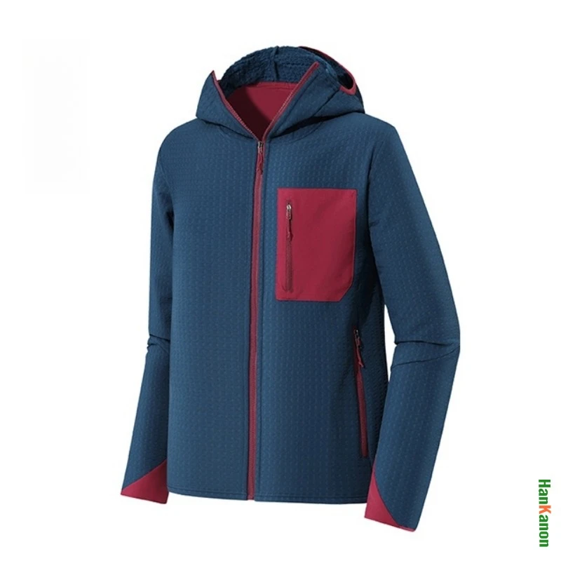 

Куртка с капюшоном на флисовой подкладке — приталенная / мягкая и теплая / ветрозащитная и водостойкая теплая куртка с капюшоном, унисекс для кемпинга