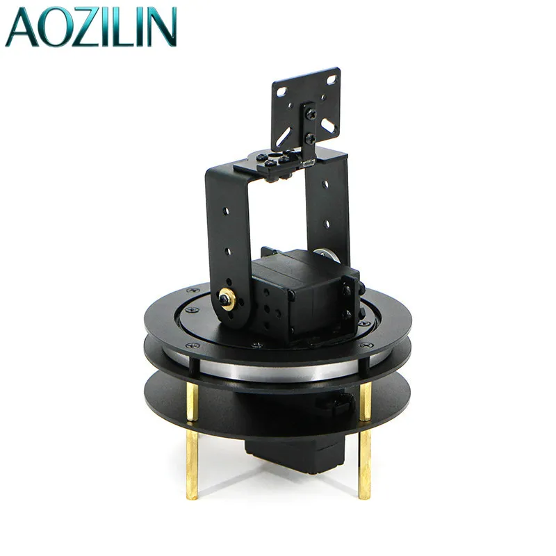 AOZILIN 2-DOF Electric Pan-Tilt, High Torque Servo with Bearings, Camera Mount for DIY Robot Competition