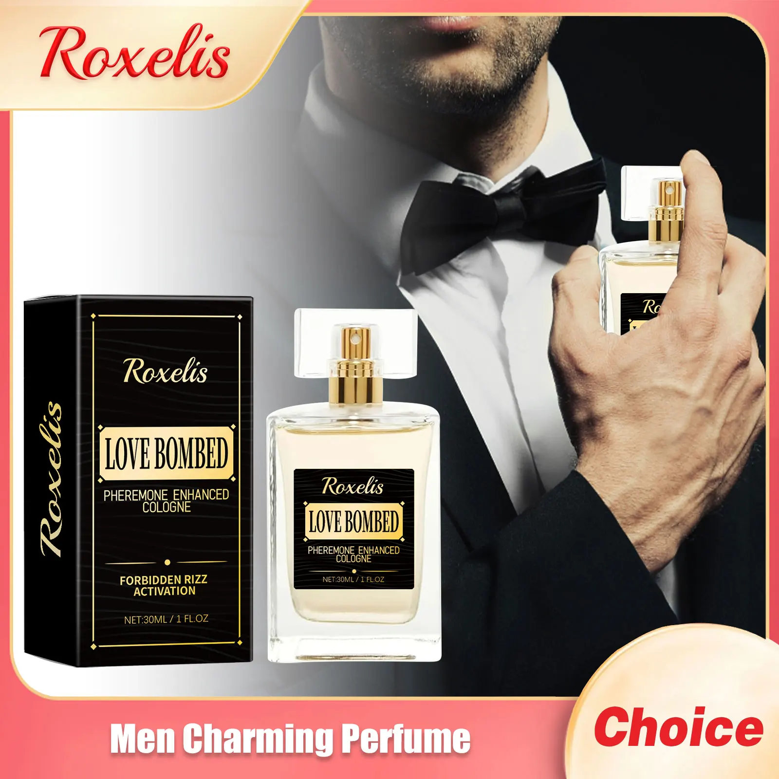 Perfume For Men Attraction Confidence Male Oil Infused Long-Lasting Cologne Pheromones Scent Spray Sexy Temptation Women Perfume