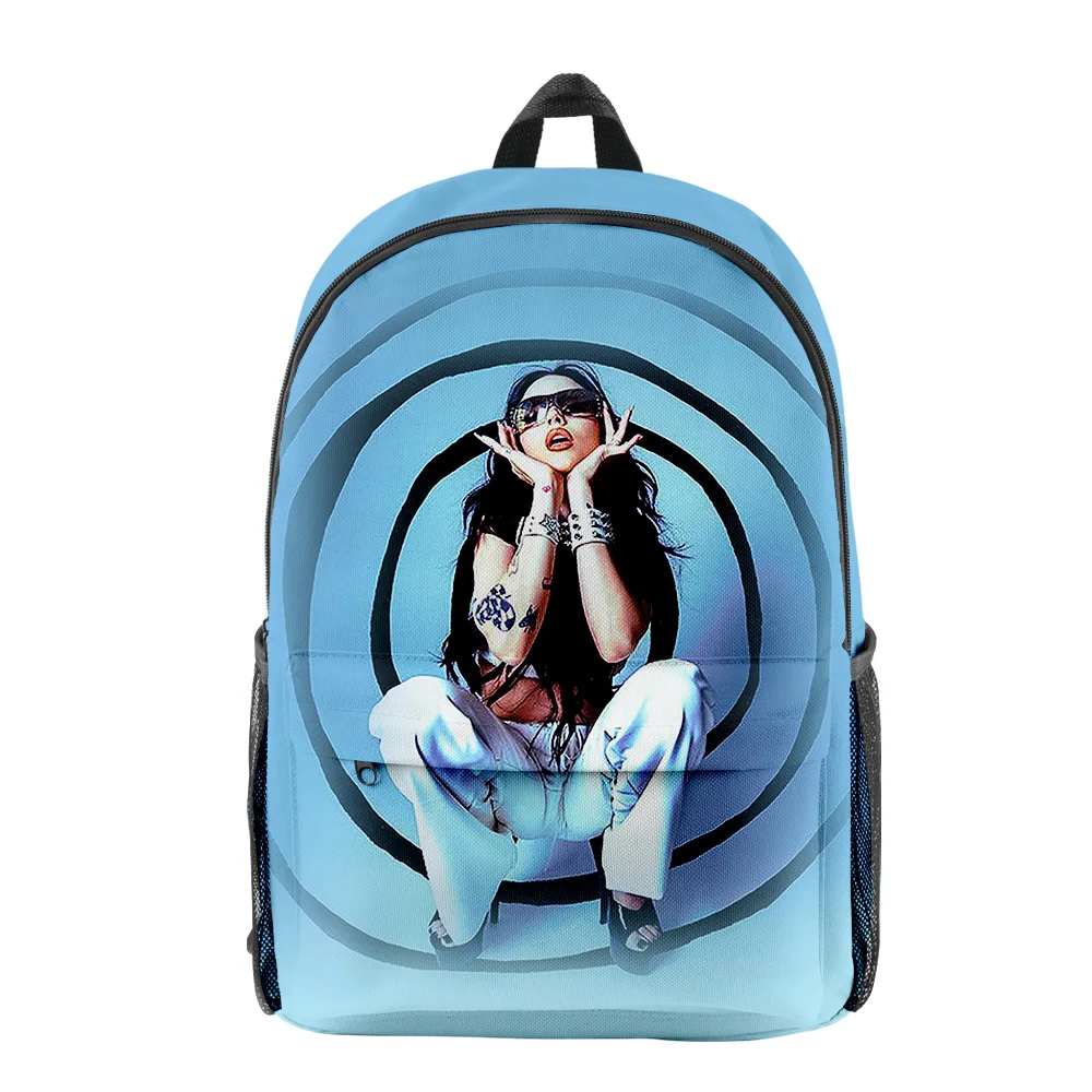 

Hip Hop Popular Maggie Lindemann pupil Bookbag Notebook Backpacks 3D Print Oxford Waterproof Boys/Girls Travel Backpacks