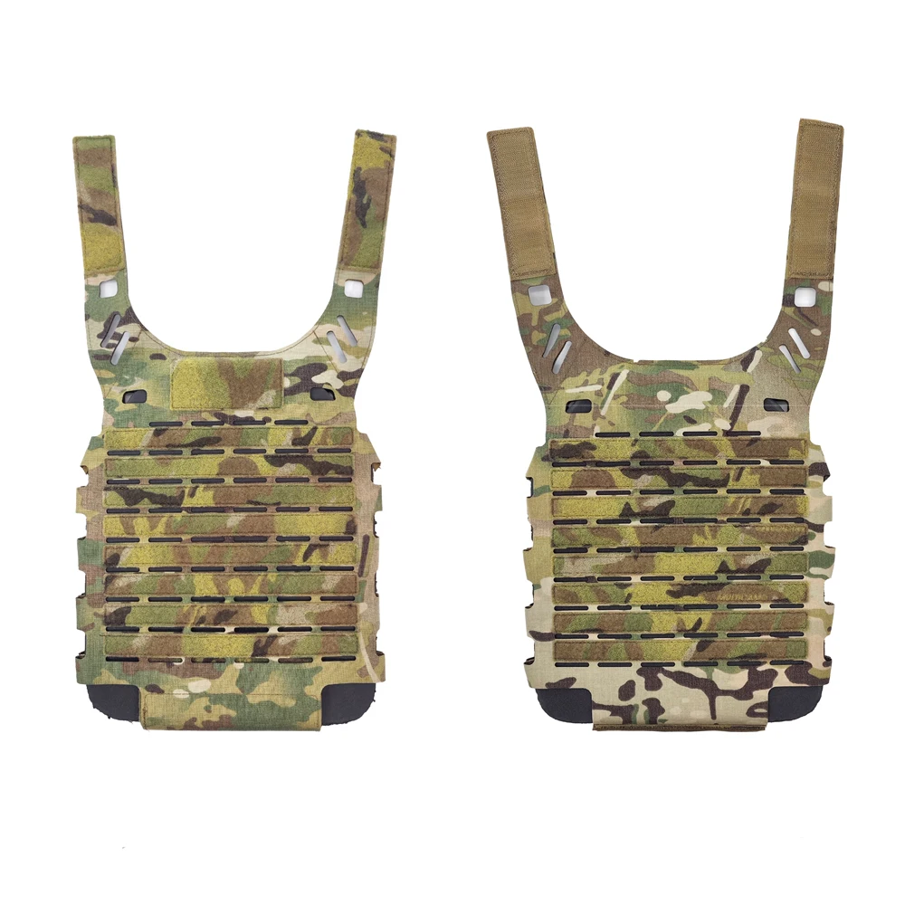 Tactical Vest Body Laser Cut Front and Rear Panels 500D Fabric With EVA Plate