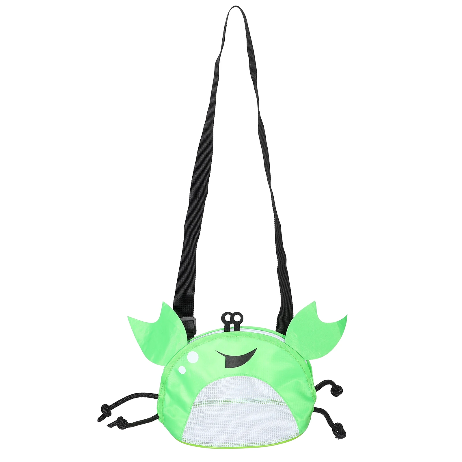 Crab Beach Bag Kids Seashell Bags Large Capacity Lightweight Mesh Shell Bags Toy Beach Essentials Girls Sand Play