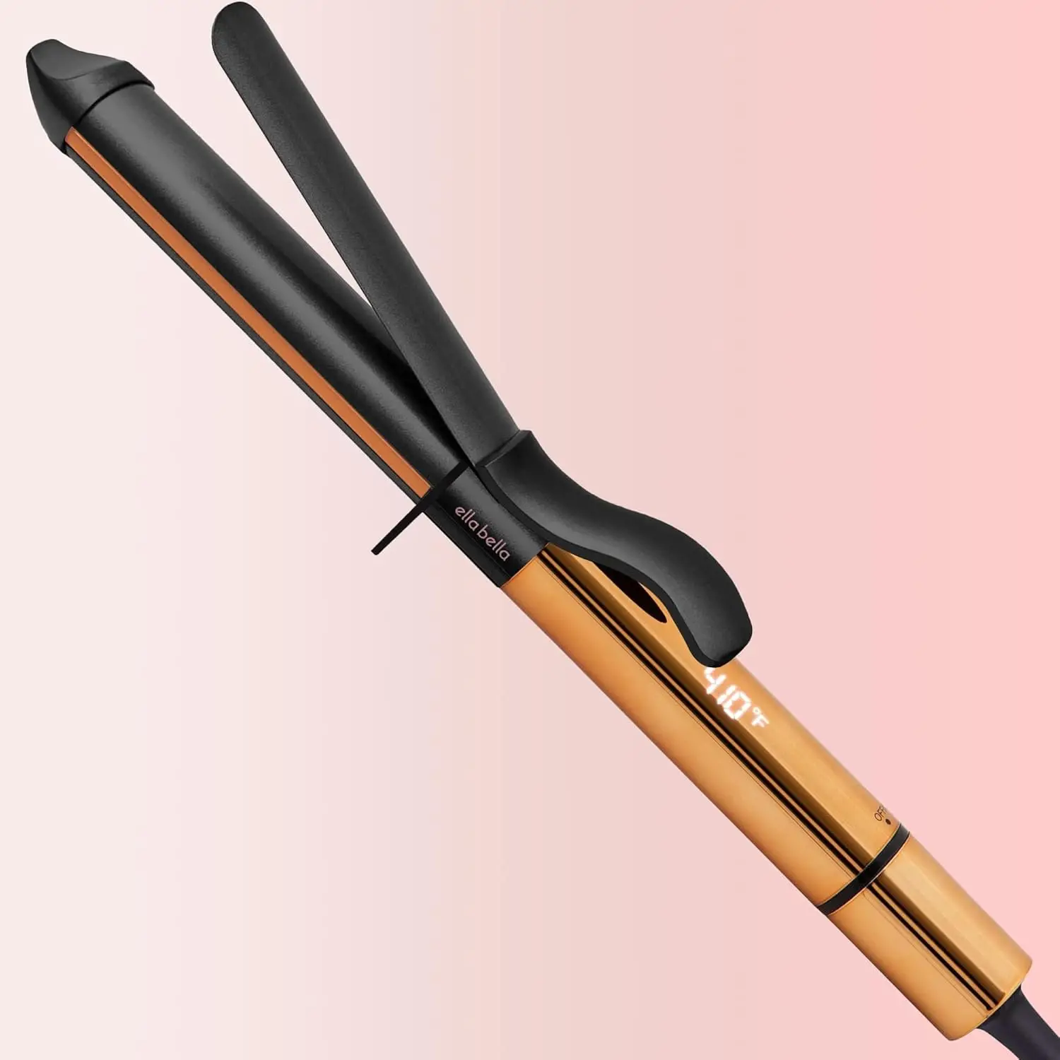 

Professional 1-Inch Ceramic Curling Iron with Digital Display, Heat Protection for All Hair Types